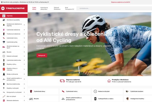E-shop na mieru Trenujeme